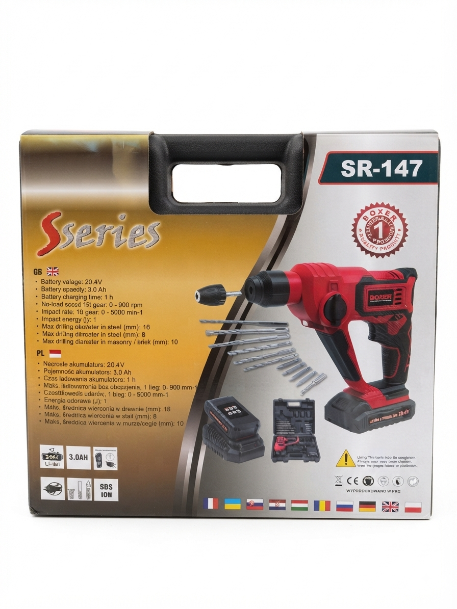 Trapano tassellatore Boxer SR-147 (20.4V)