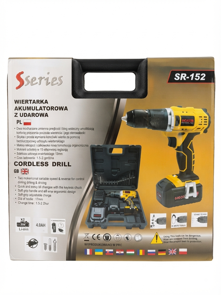 Trapano avvitatore a percussione Boxer SR-152 (24V)